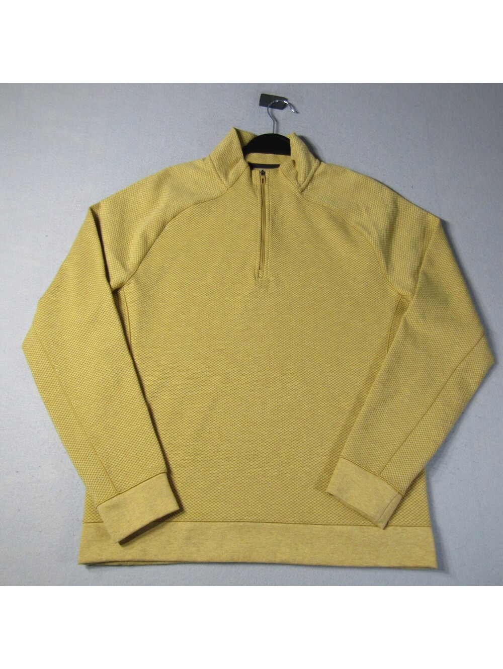 NWT VRST Recharge Pebble Fleece 1/4 Zip Sweatshirt Men's M Palamino Golden